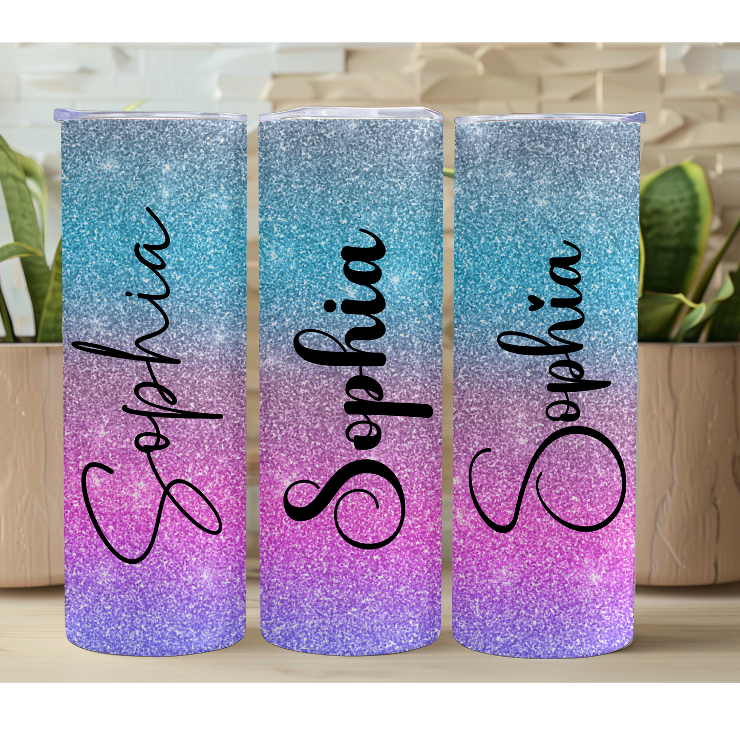 Glitter Personalized 20oz Tumbler