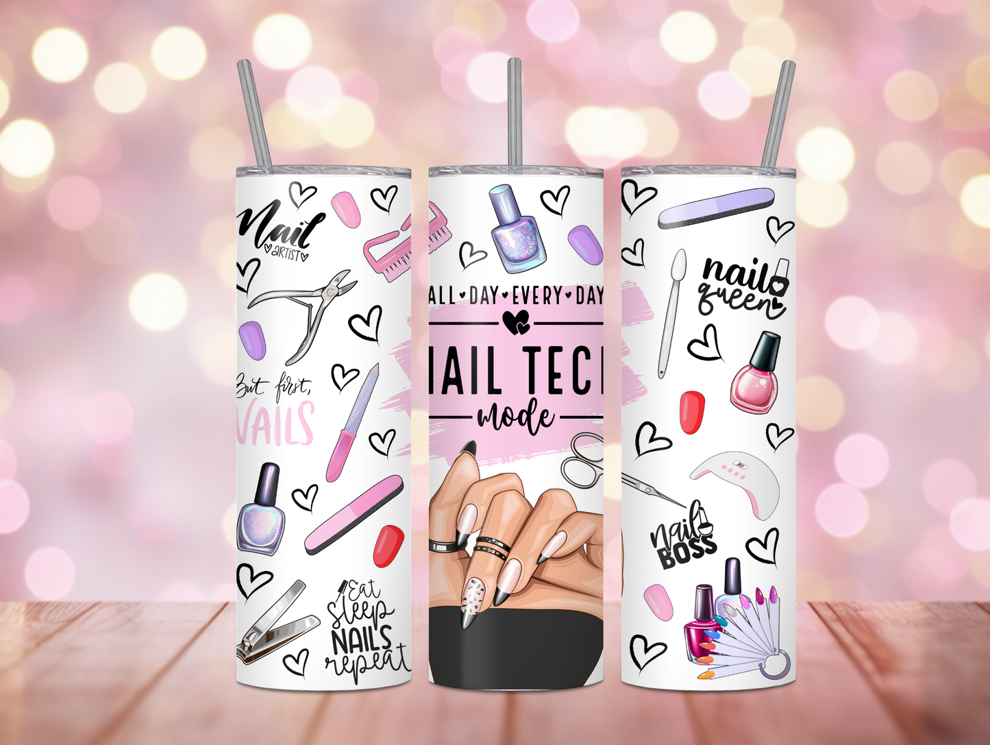 Nail Tech 20oz Tumbler