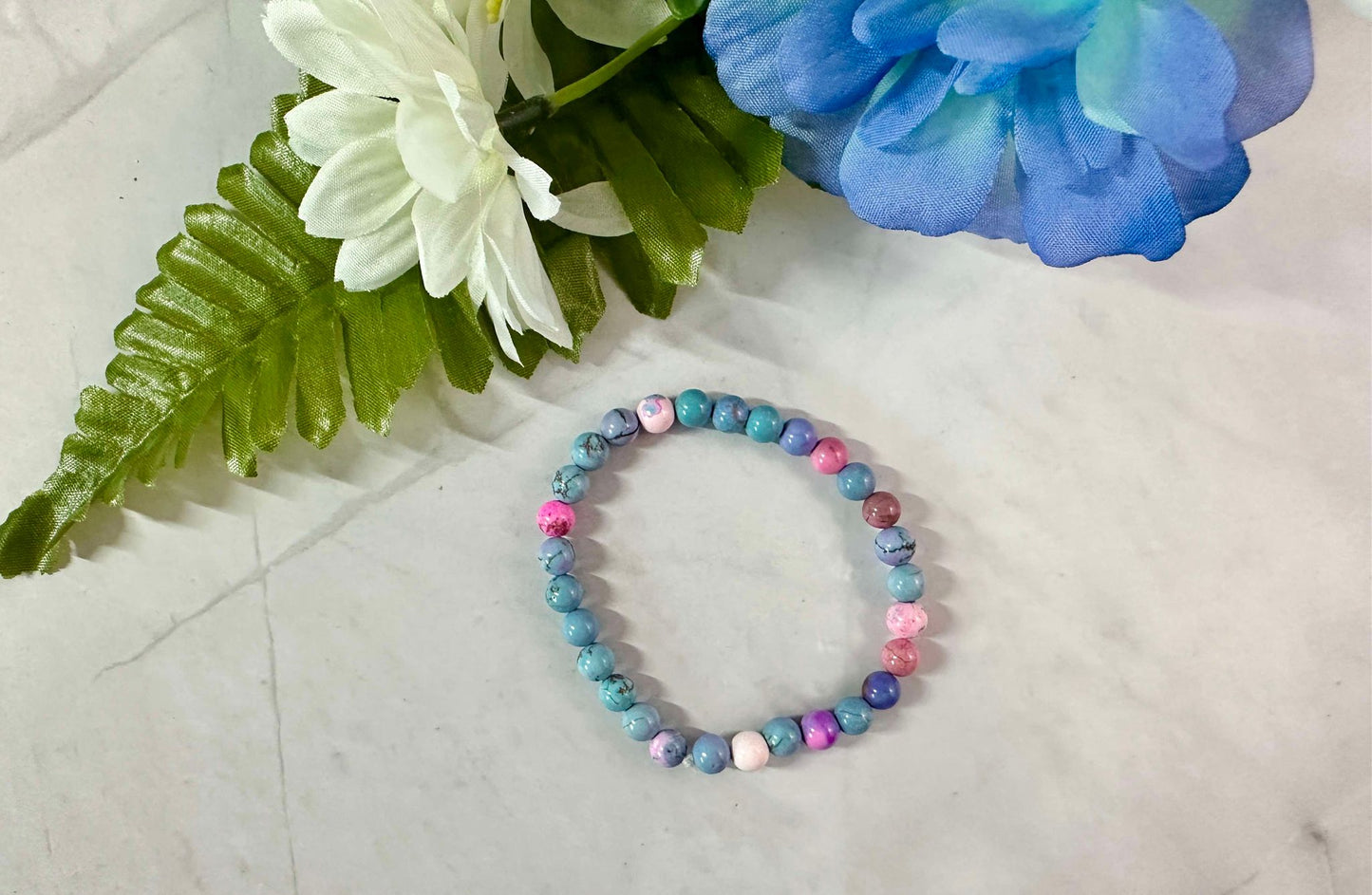 Bubble Gum 6mm Stretch Bracelet