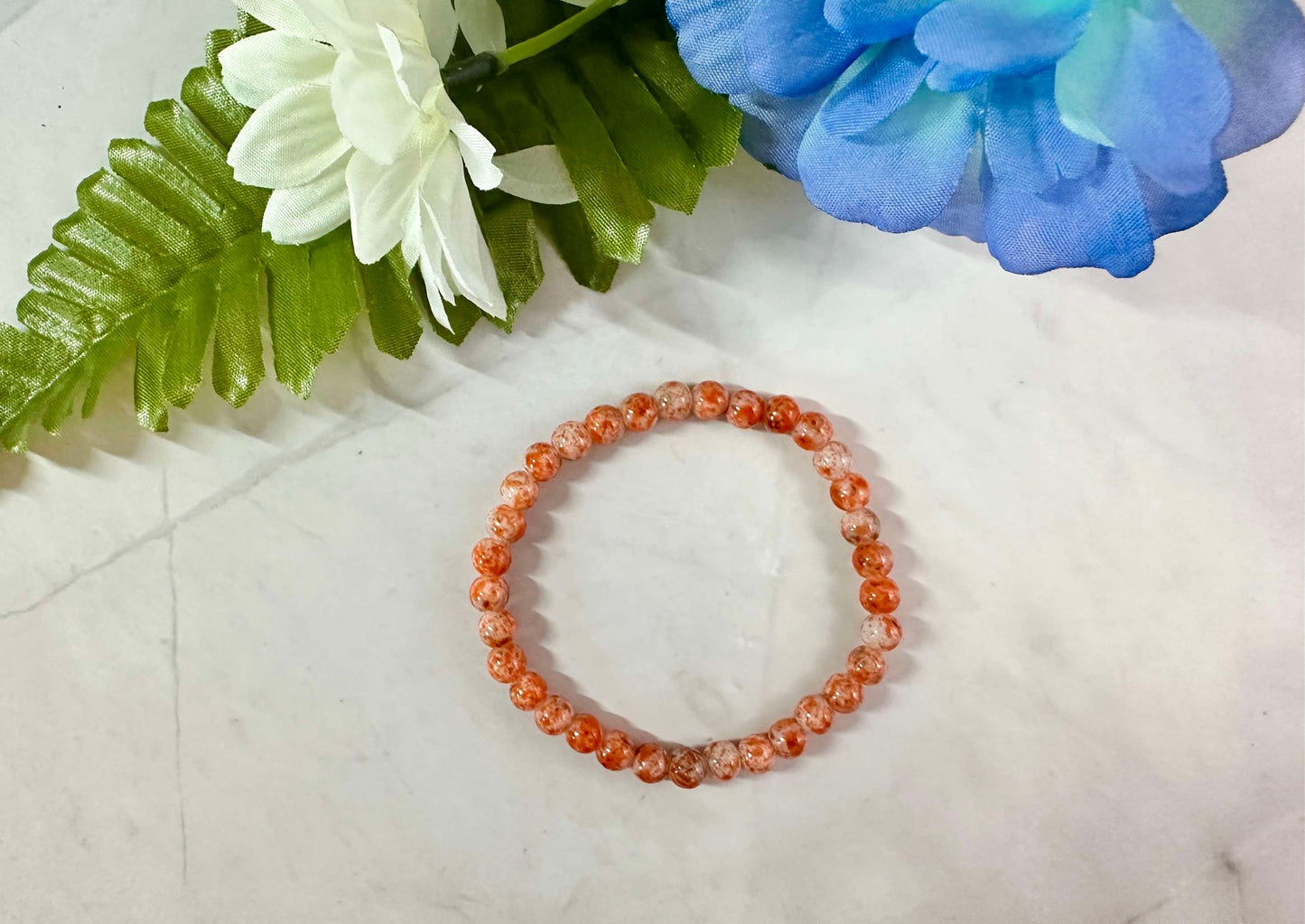 Burnt Orange Stretch Bracelet