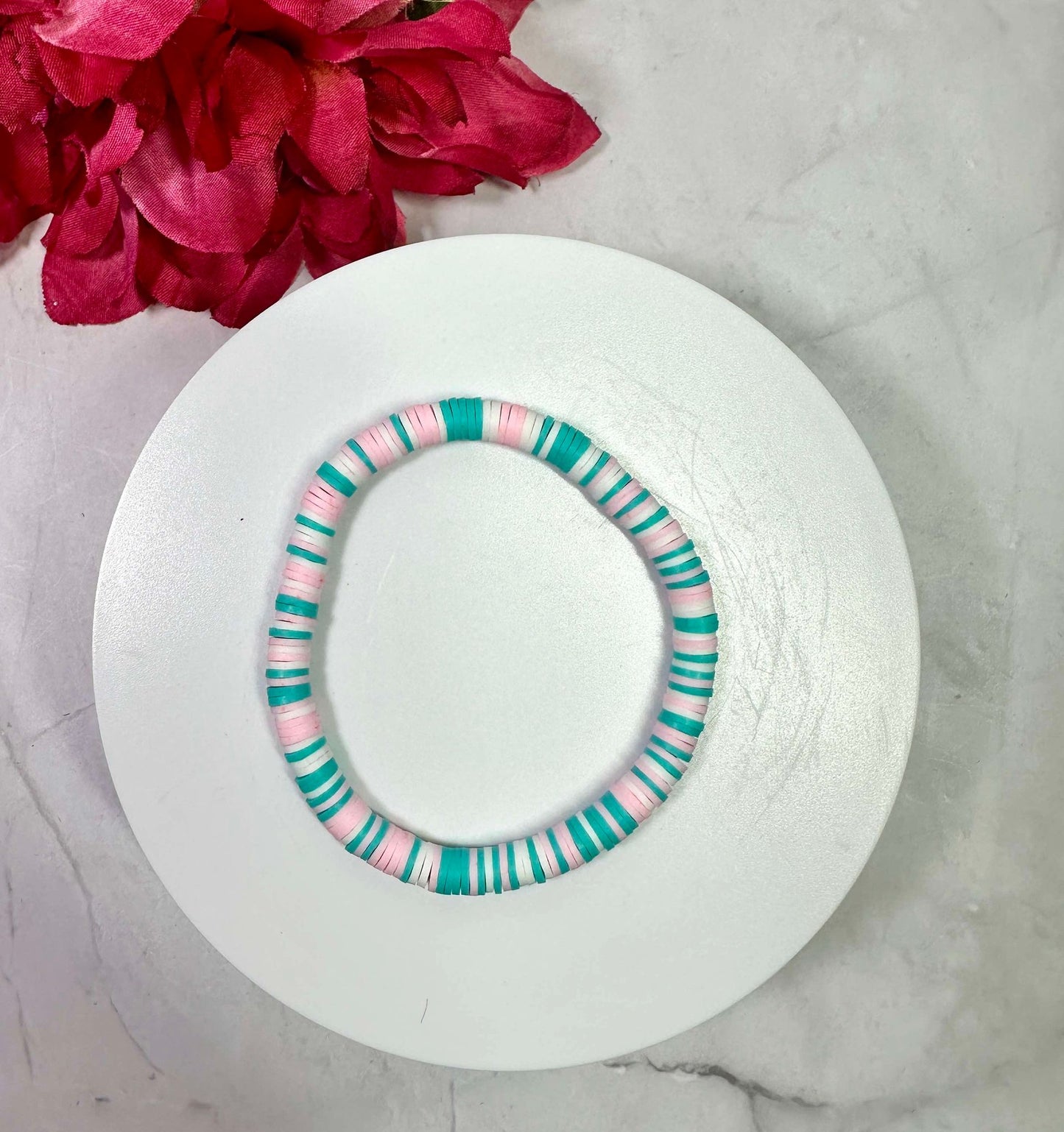 Pink Paradise Heishi Bracelet