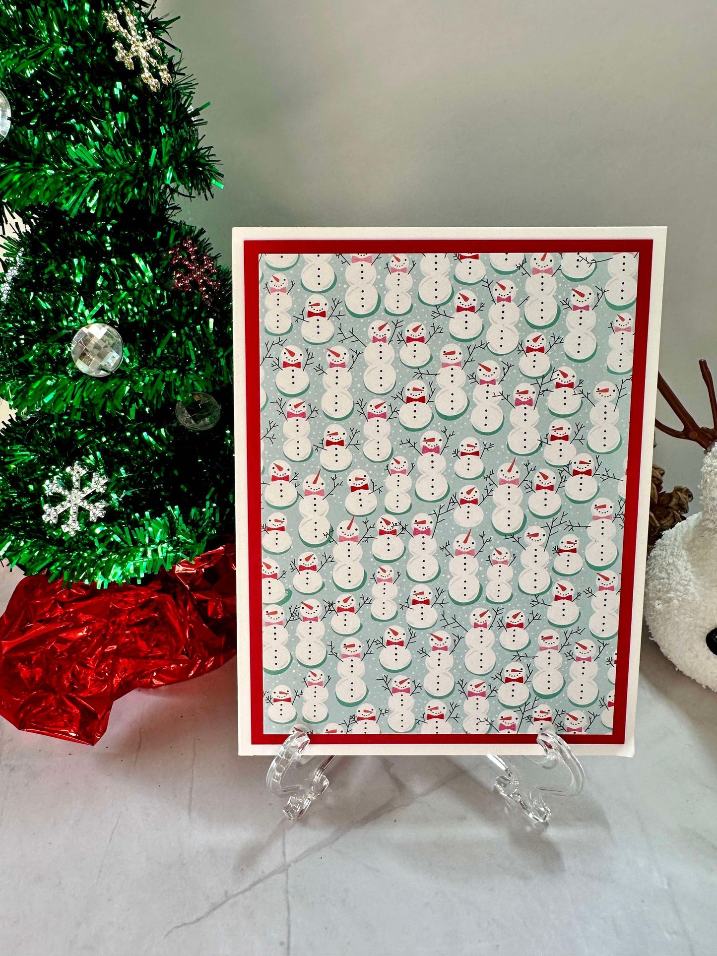 Tiny Snowman Blank Notecards