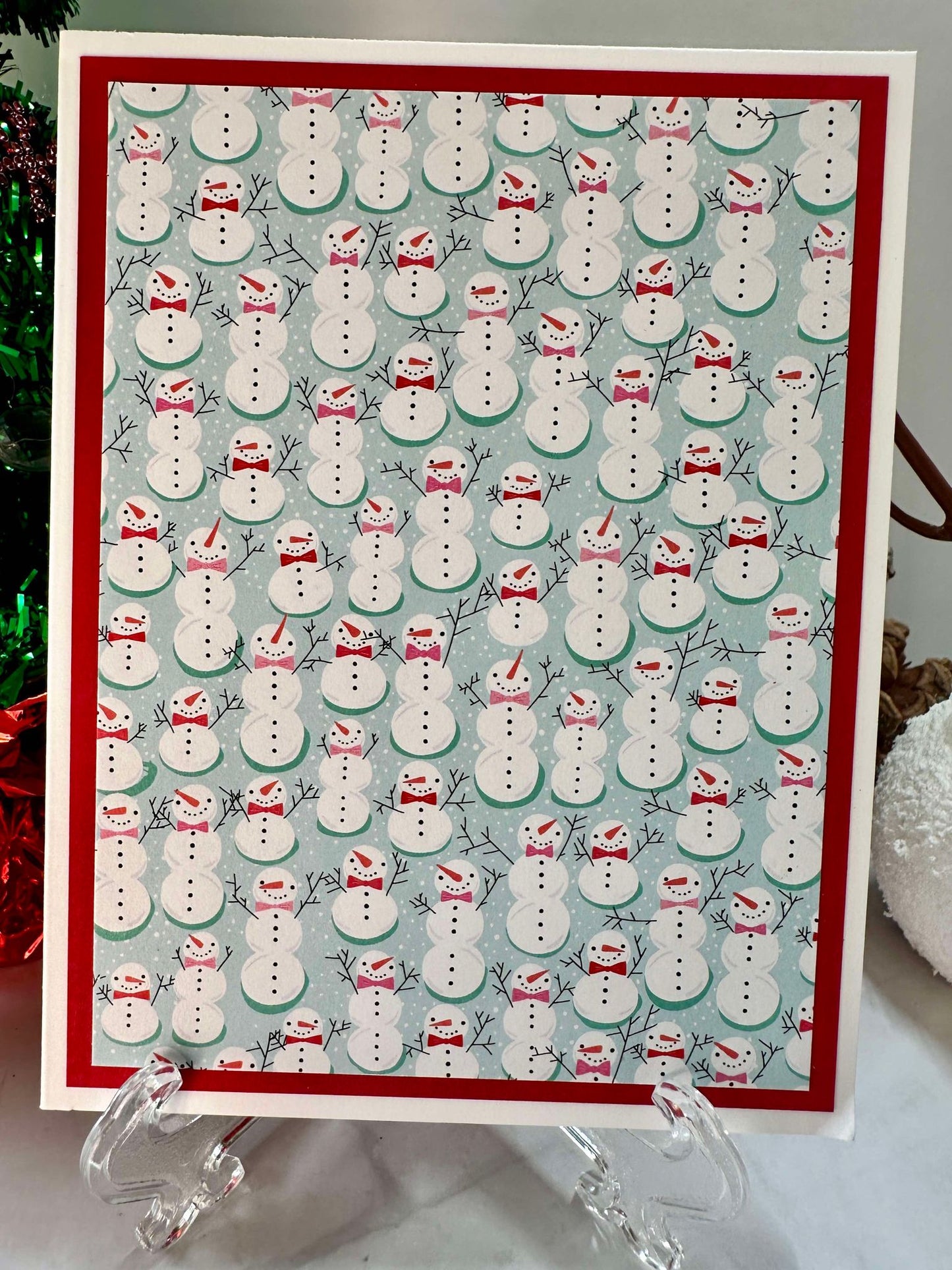 Tiny Snowman Blank Notecards