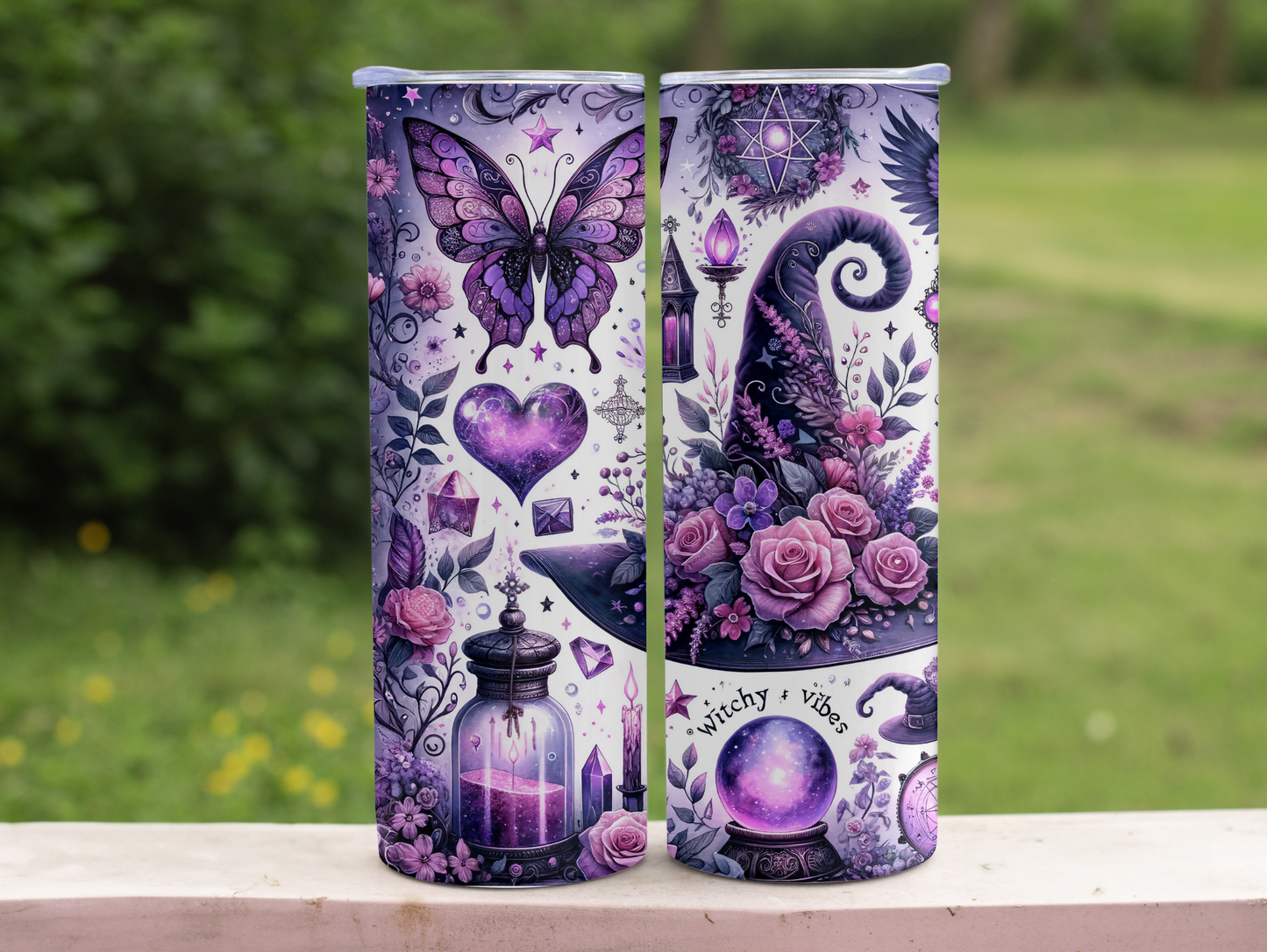 Purple Witchy Vibes 20oz Tumbler