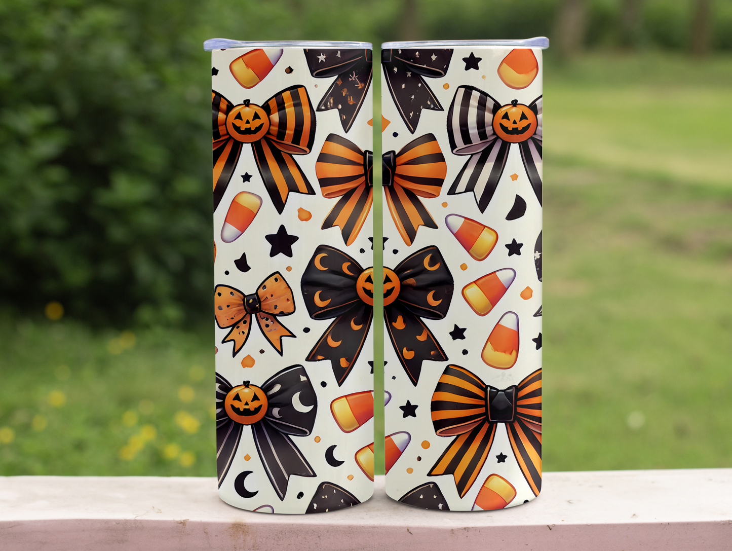 Cute Halloween Bows 20oz Tumbler