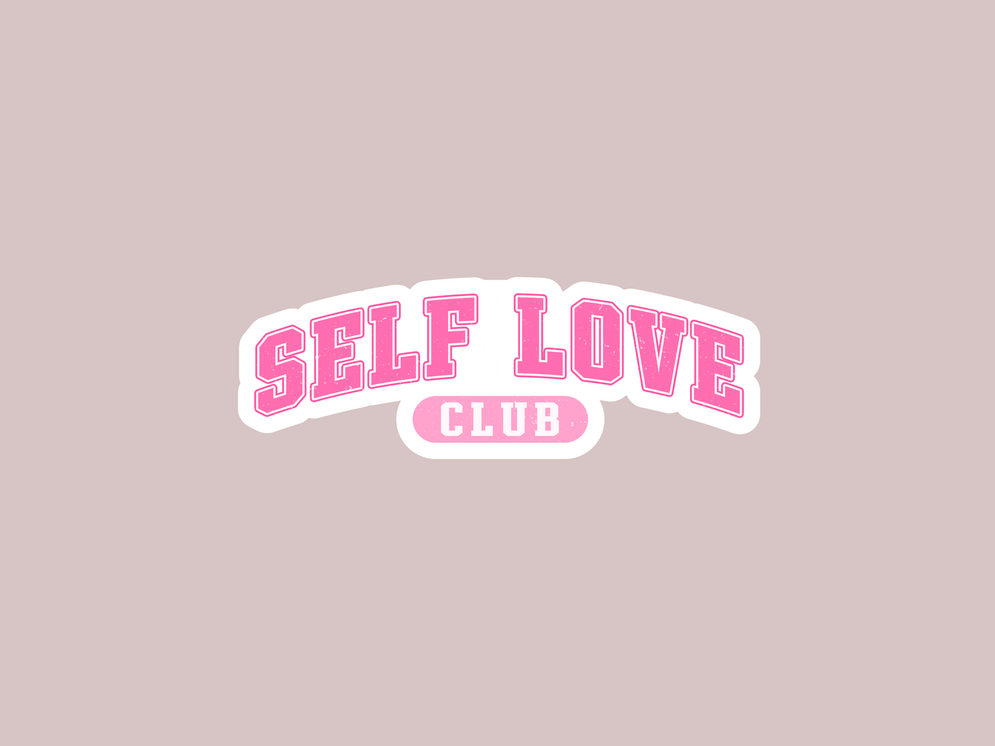 Self Love Club Sticker