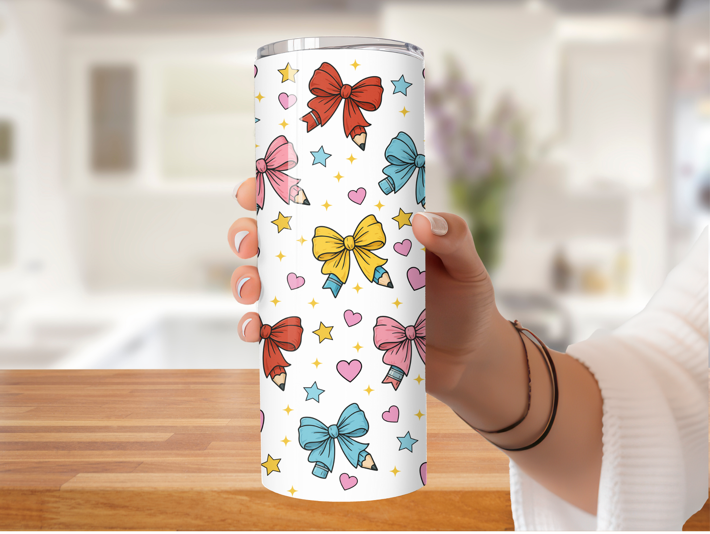 Pencil Bows 20oz Tumbler