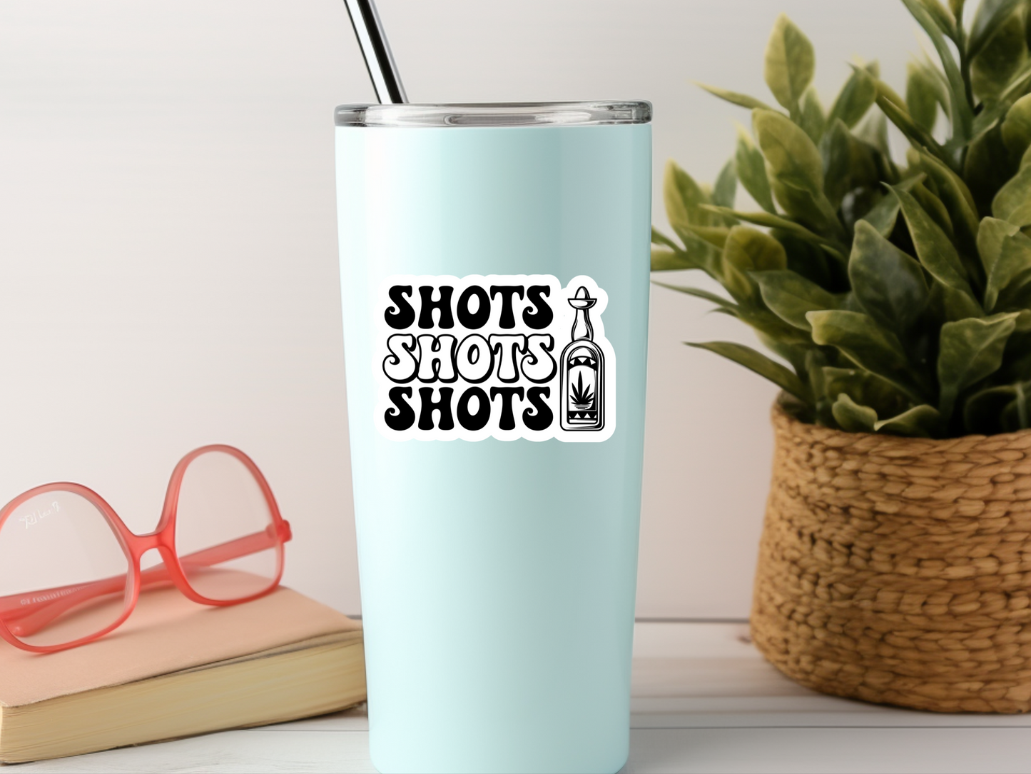 Shot Shot Shot Sticker