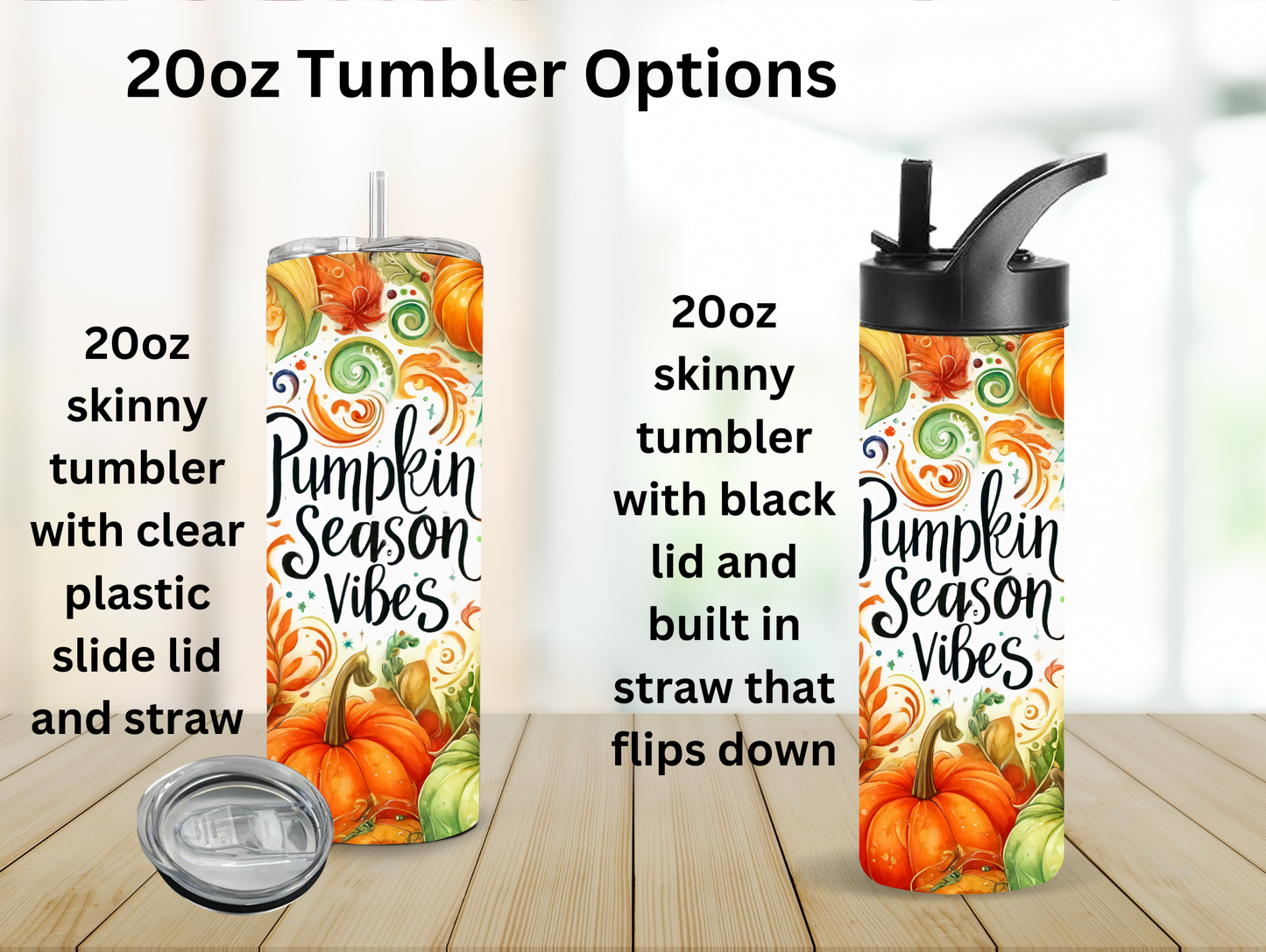 Pumpkin Season Vibes 20oz Tumbler