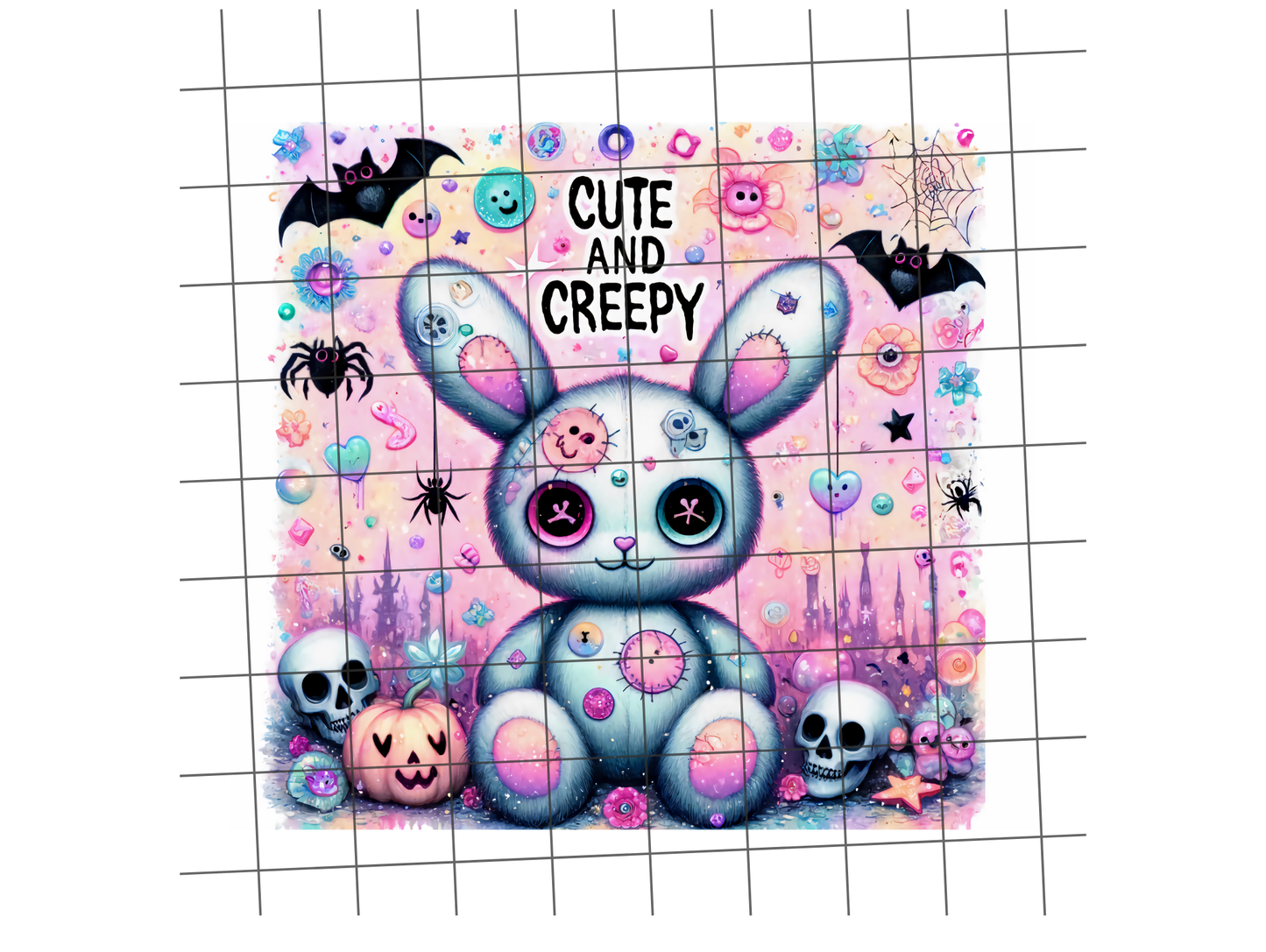 Cute & Creepy Halloween Bunny 20oz Tumbler