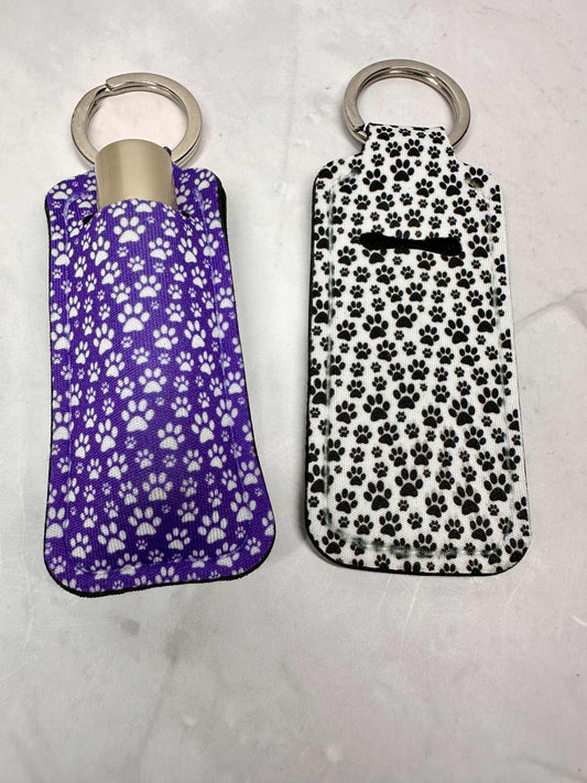 Lip Balm Holder Keychains_Animal Print