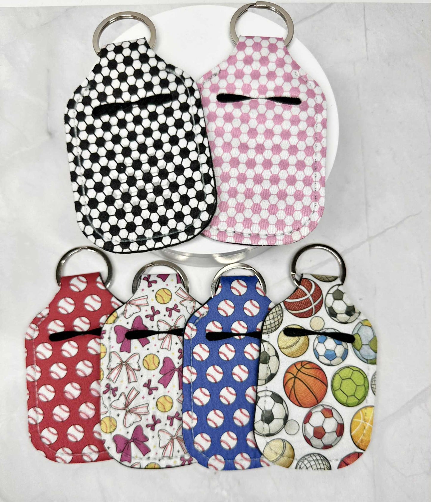 Hand Sanitizer/AirPod Holder Keychain_Kids/Sports