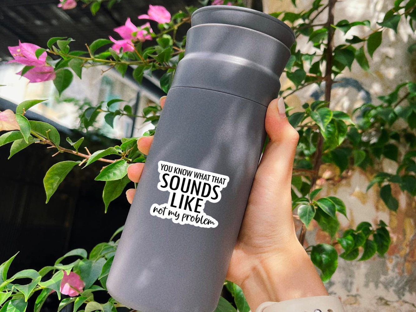 You Know What That Sounds Like Not My Problem Sticker