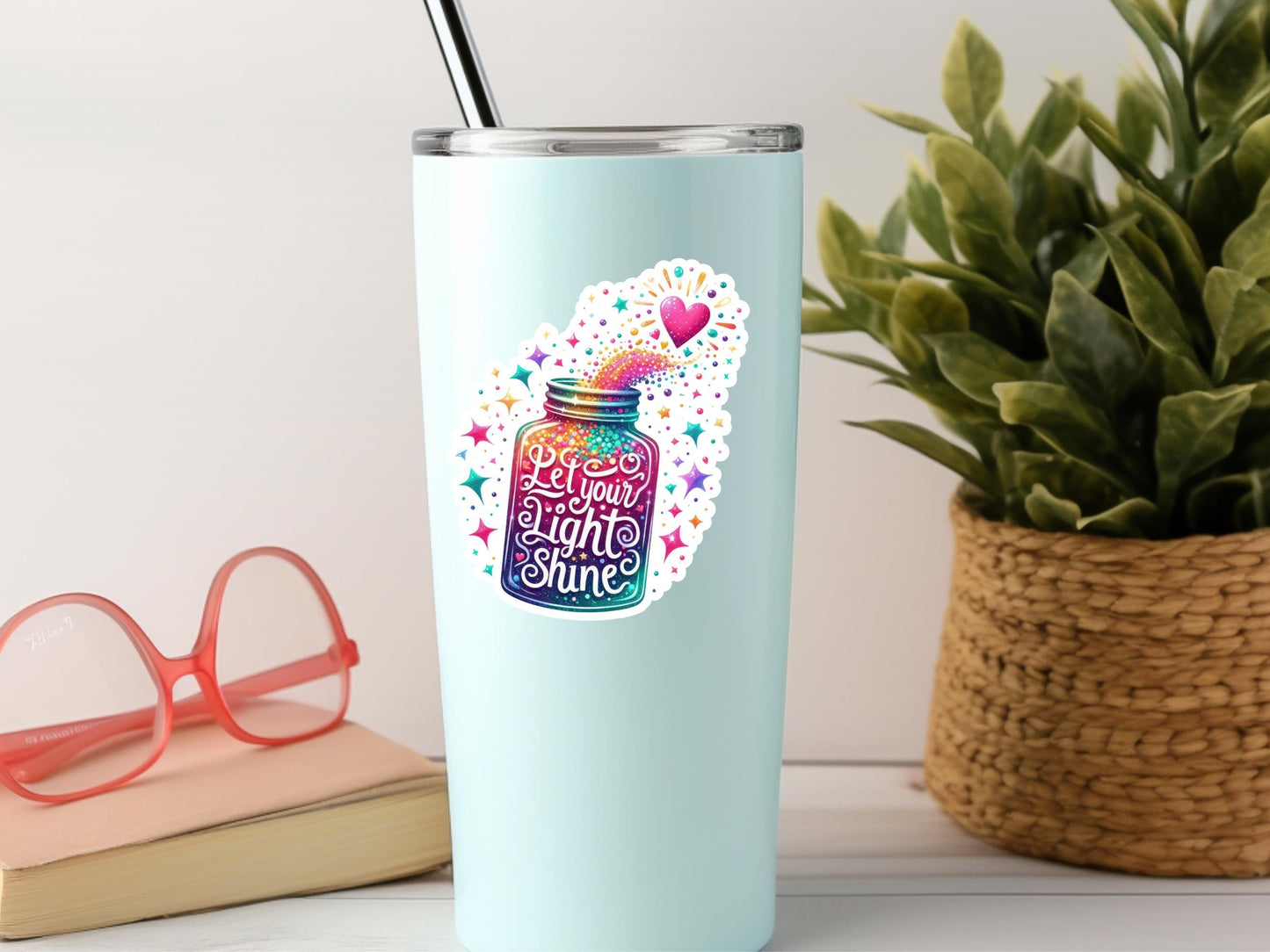 Let Your Light Shine Sticker