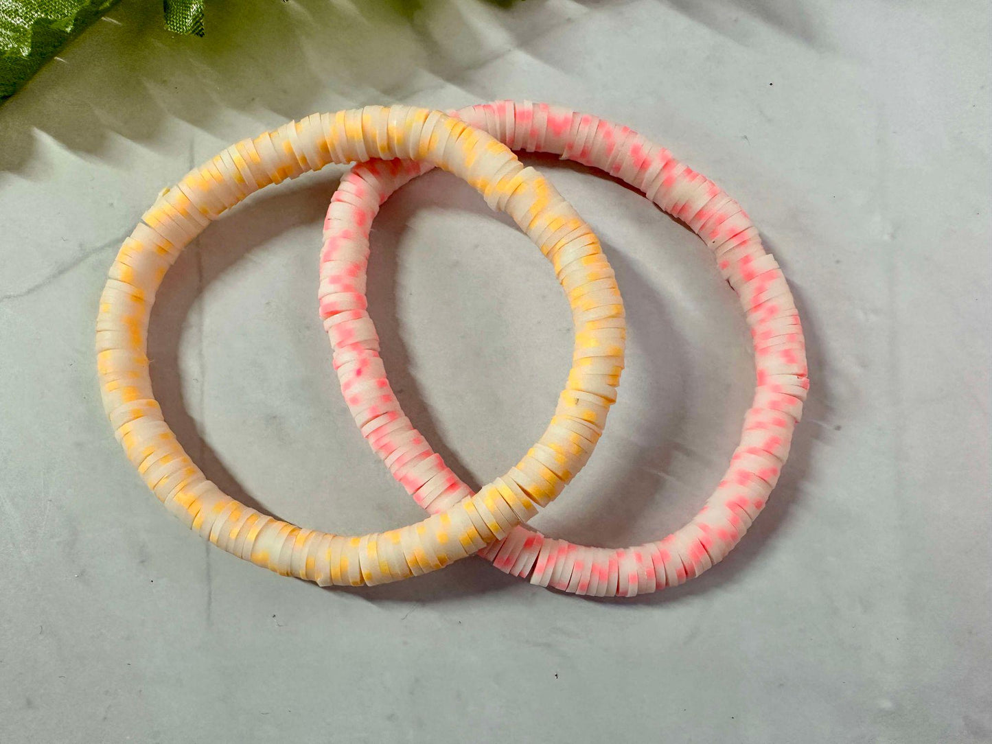 Single Strand Glow In The Dark Heishi Bracelet