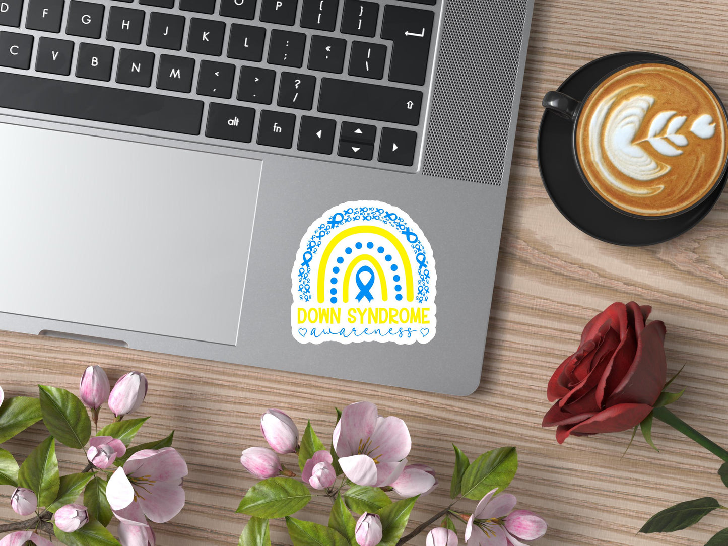 Down Syndrome Awareness Rainbow Sticker