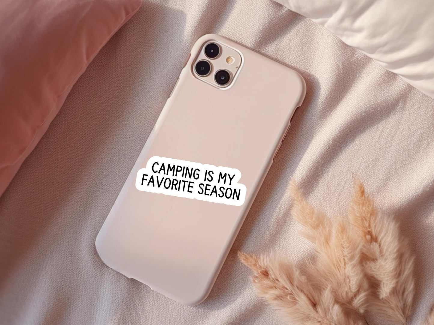 Camping Is My Favorite Season Sticker