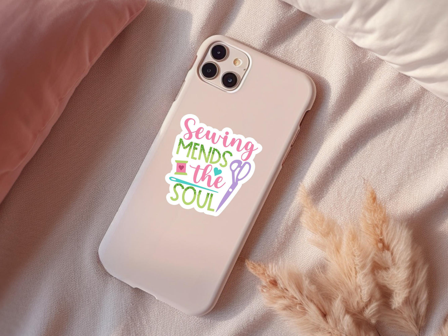 Sewing Mends The Soul Sticker