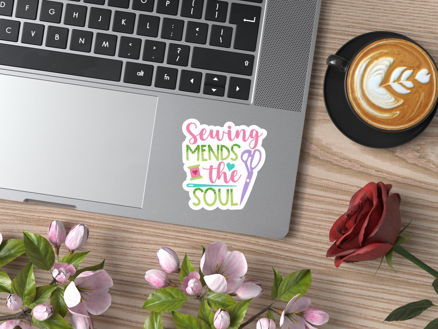 Sewing Mends The Soul Sticker