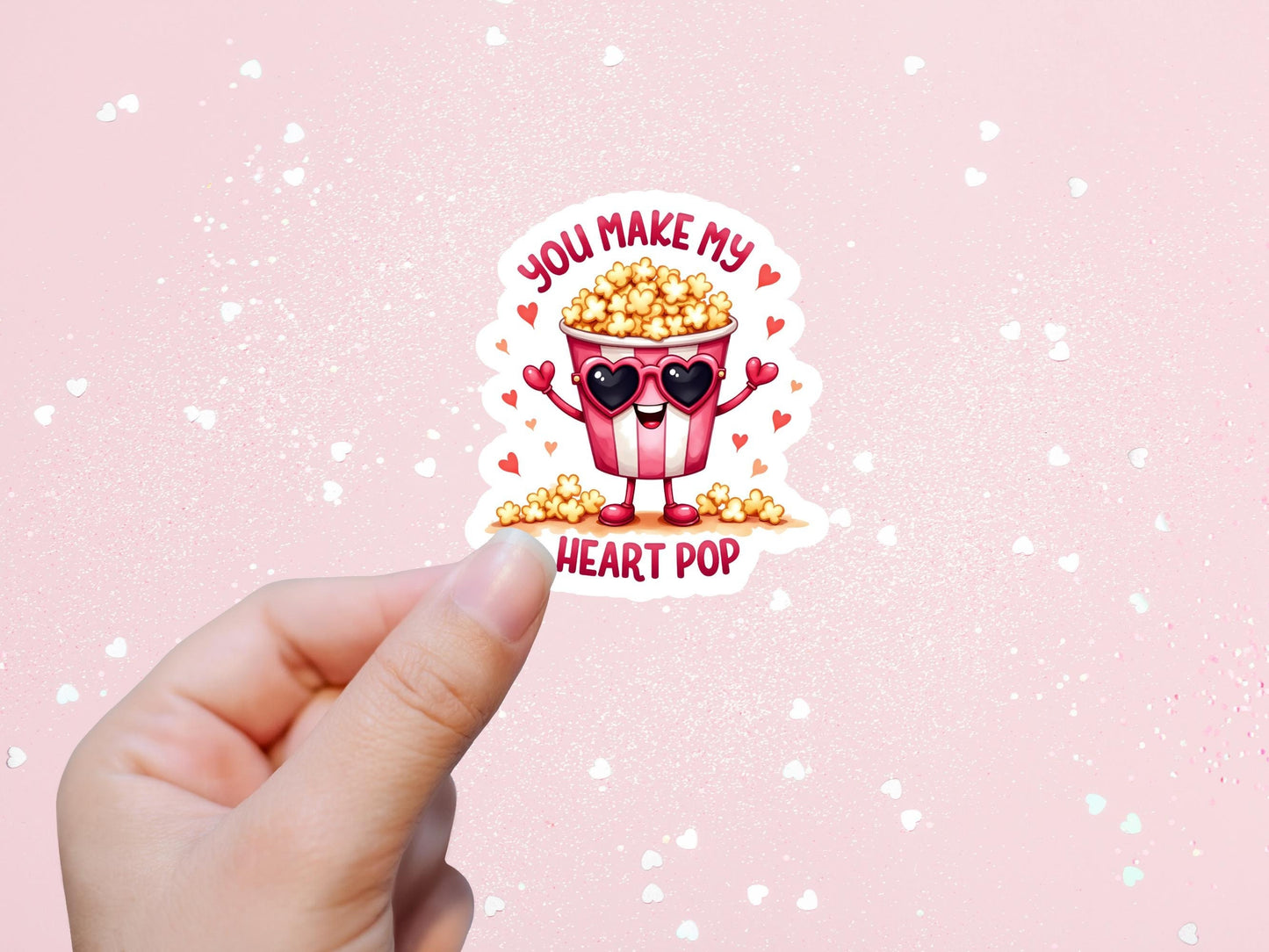 You Make My Heart Pop Sticker