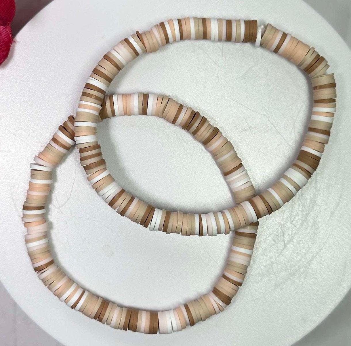 Single Strand Sand Dunes Heishi Bracelet