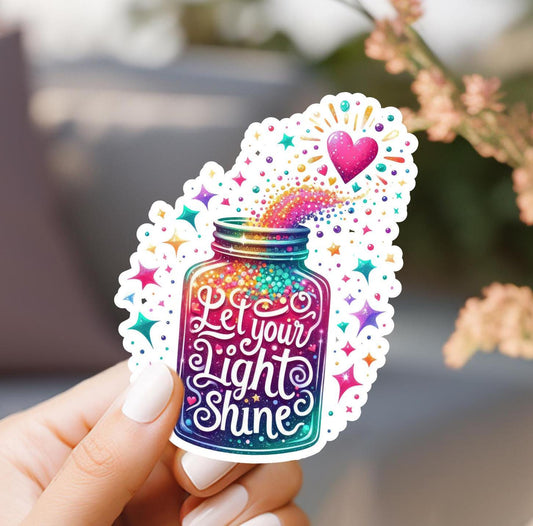 Let Your Light Shine Sticker