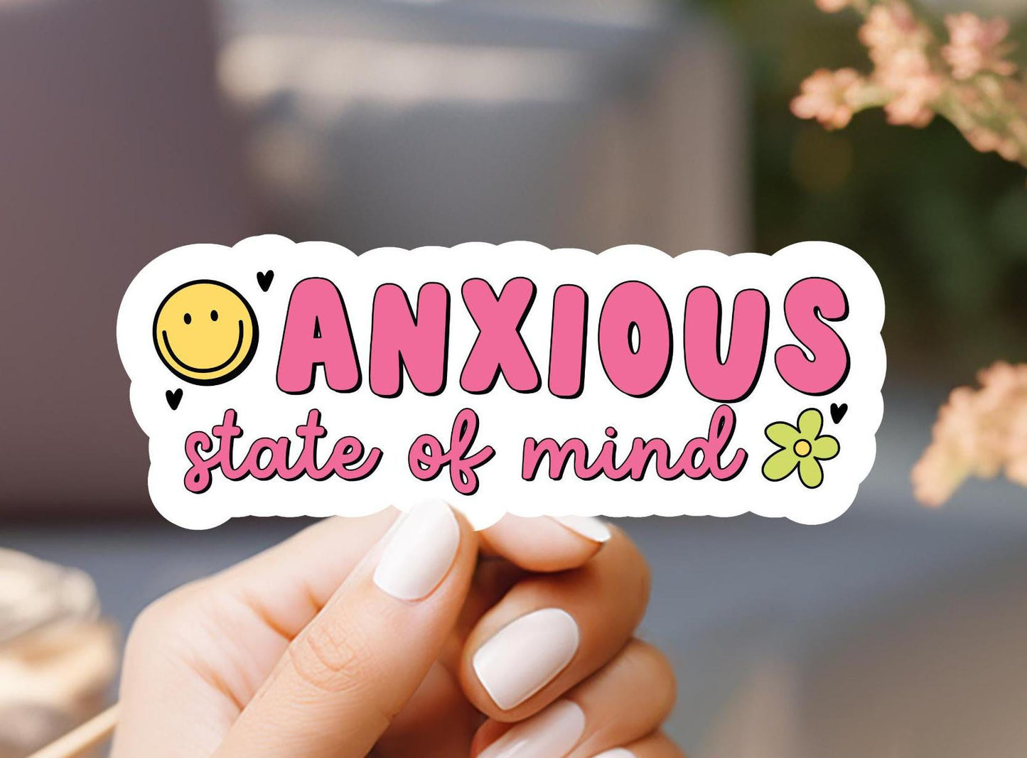 Anxious State Of Mind Sticker