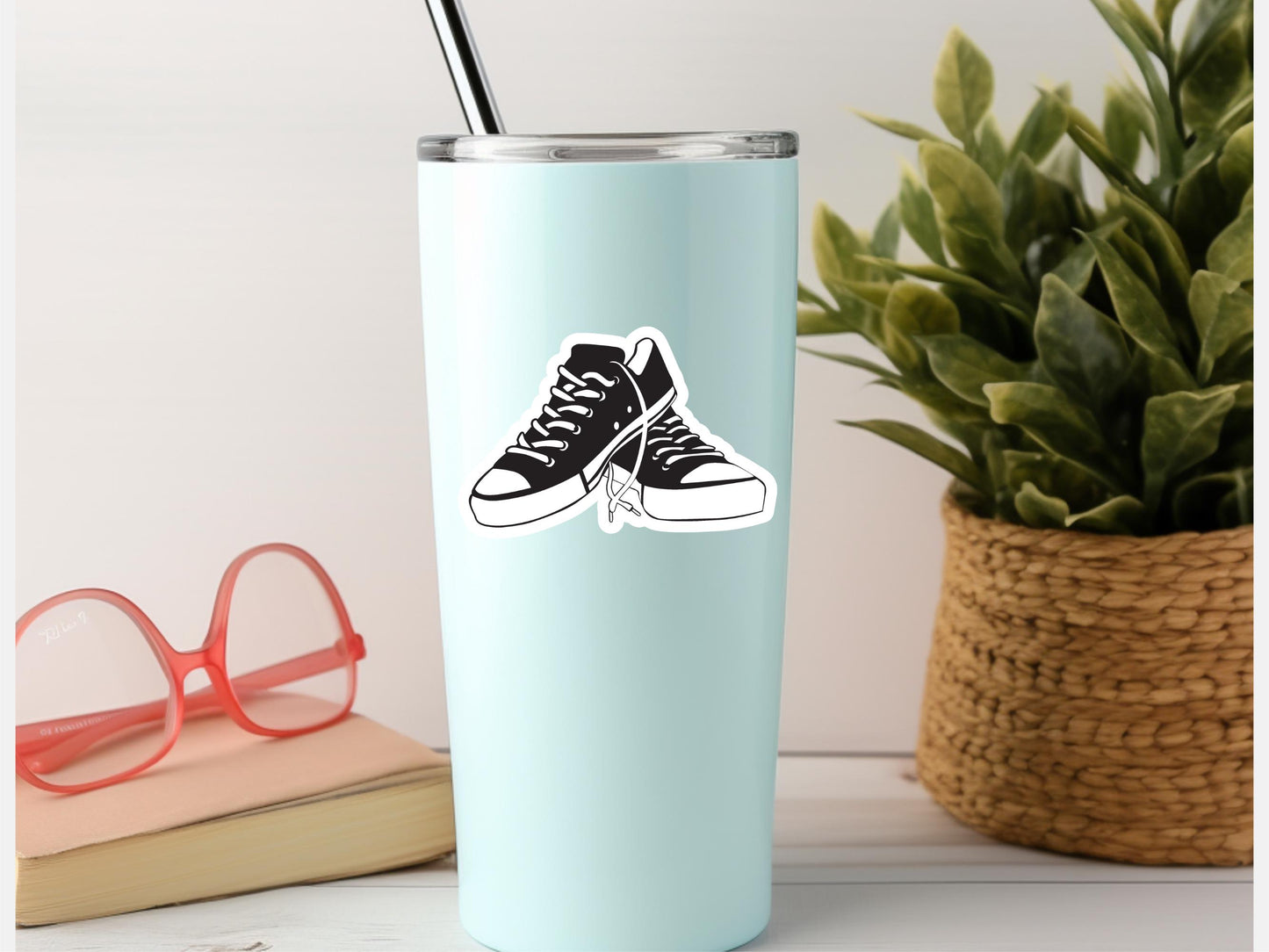 Black Sneakers Sticker