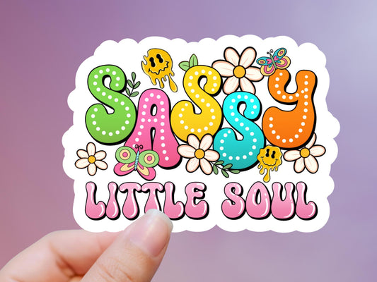 Sassy Little Soul Retro Sticker
