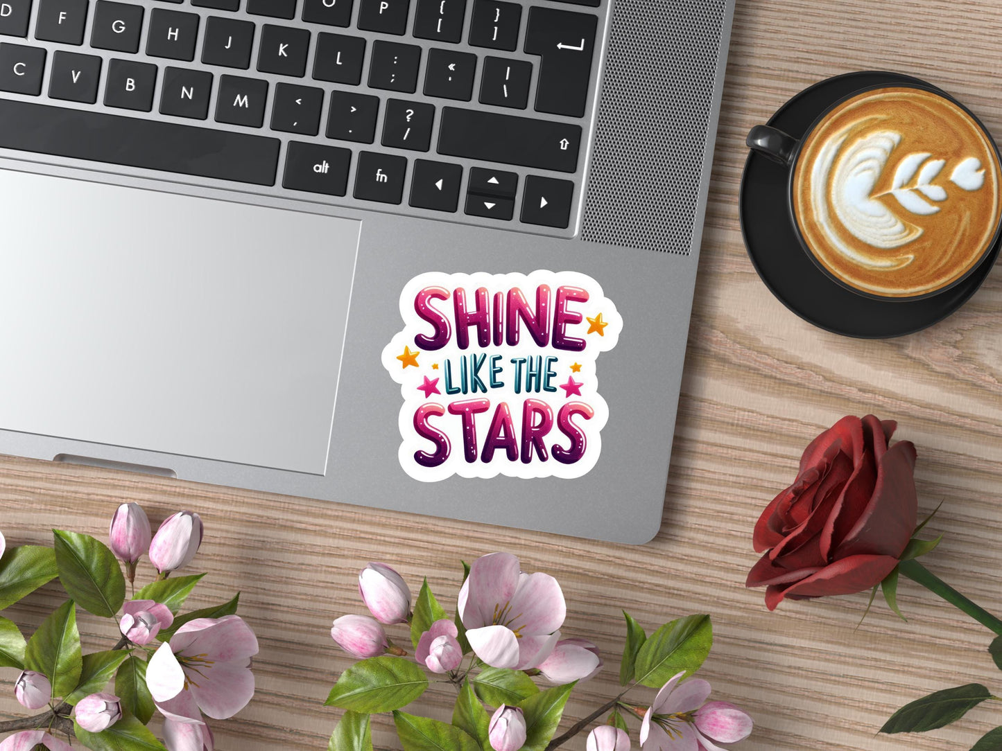 Shine Like The Stars Sticker: Water-Resistant Vinyl Decal
