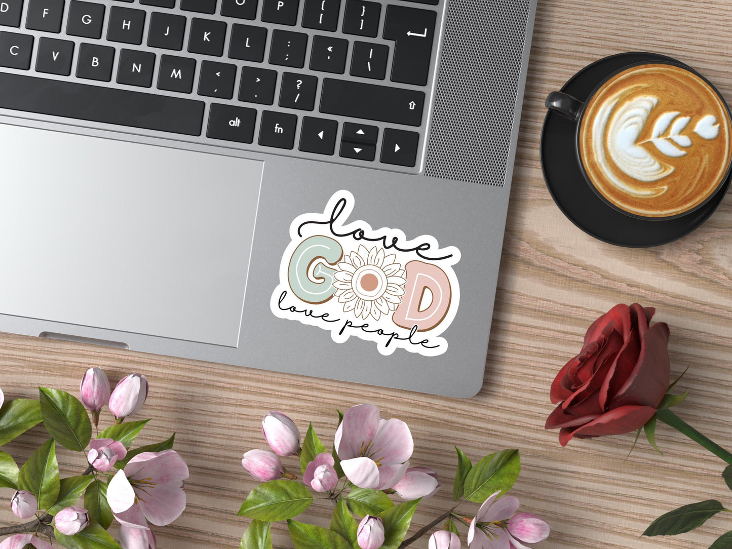 Love God Love People Sticker