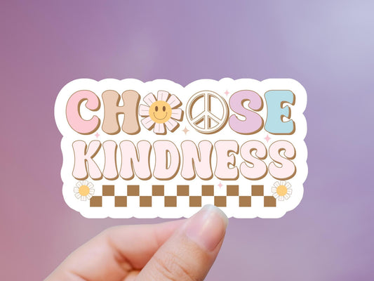 Choose Kindness Pastel Sticker
