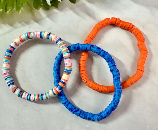 Tropical Heishi Bracelet Set