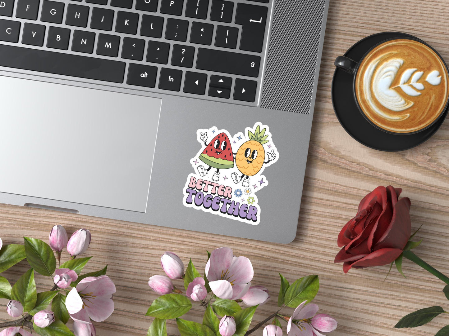 Better Together Watermelon & Pineapple Sticker
