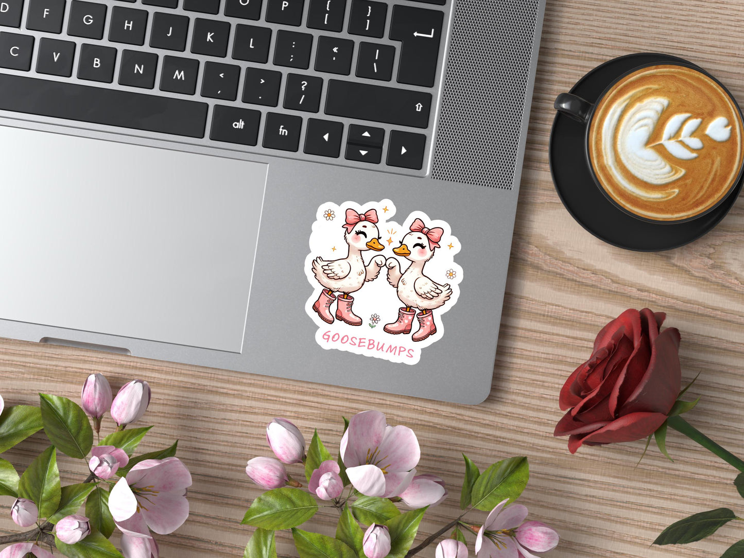 Goosebumps Cute Goose Sticker