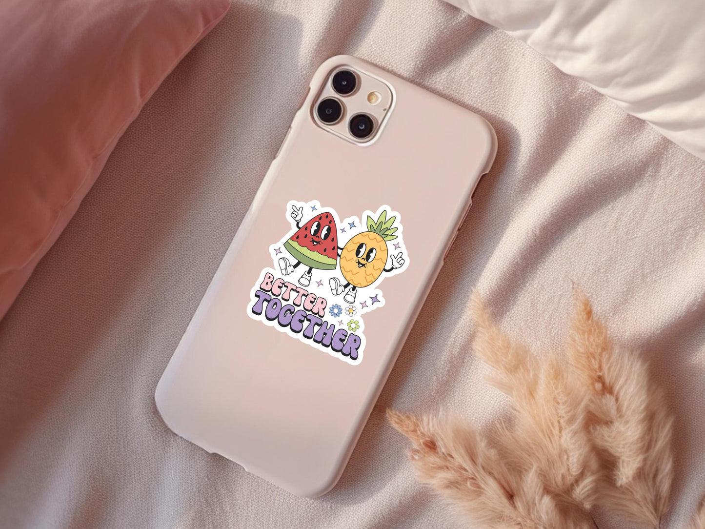 Better Together Watermelon & Pineapple Sticker