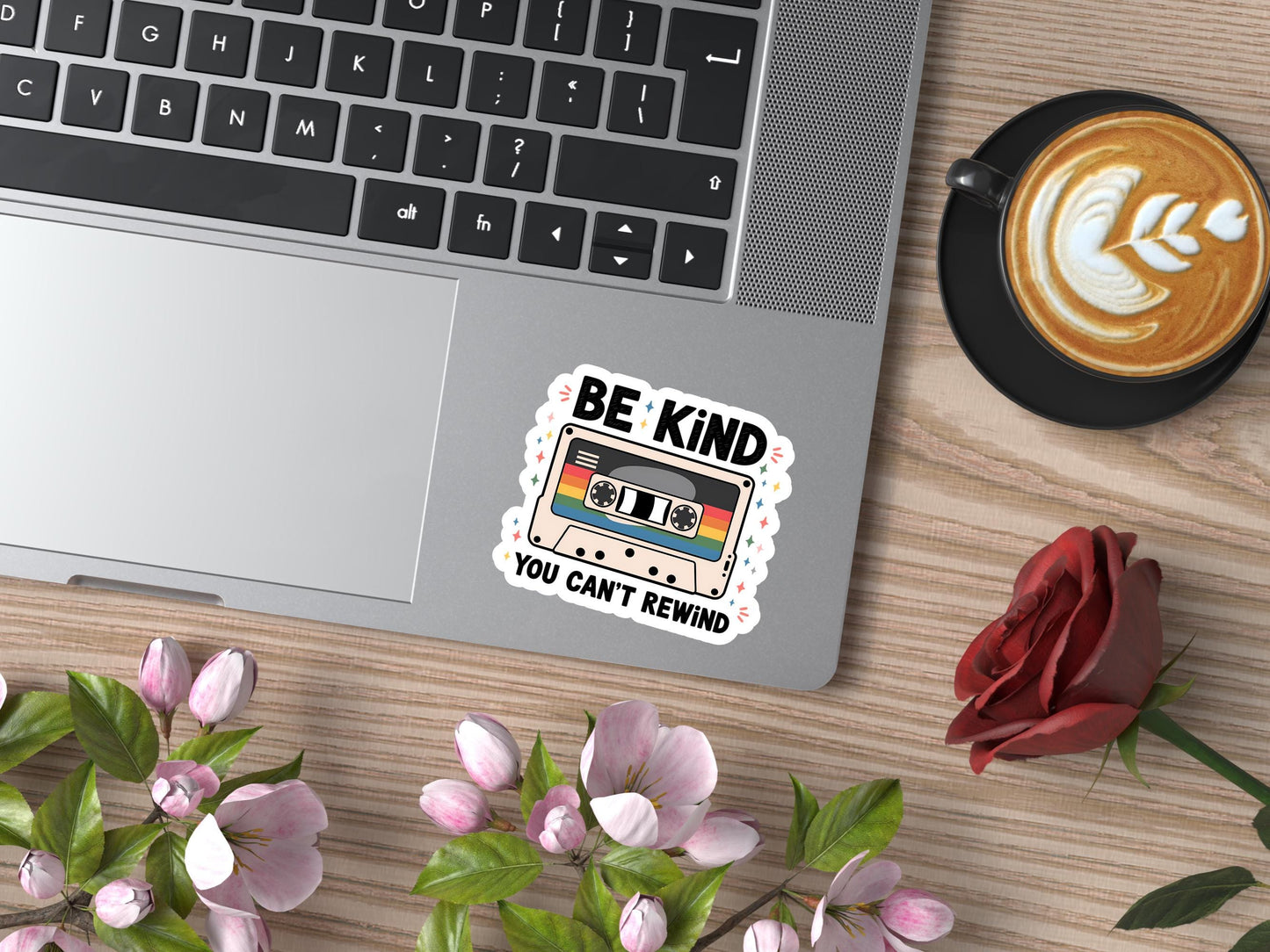 Be Kind You Can't Rewind Cassette Sticker