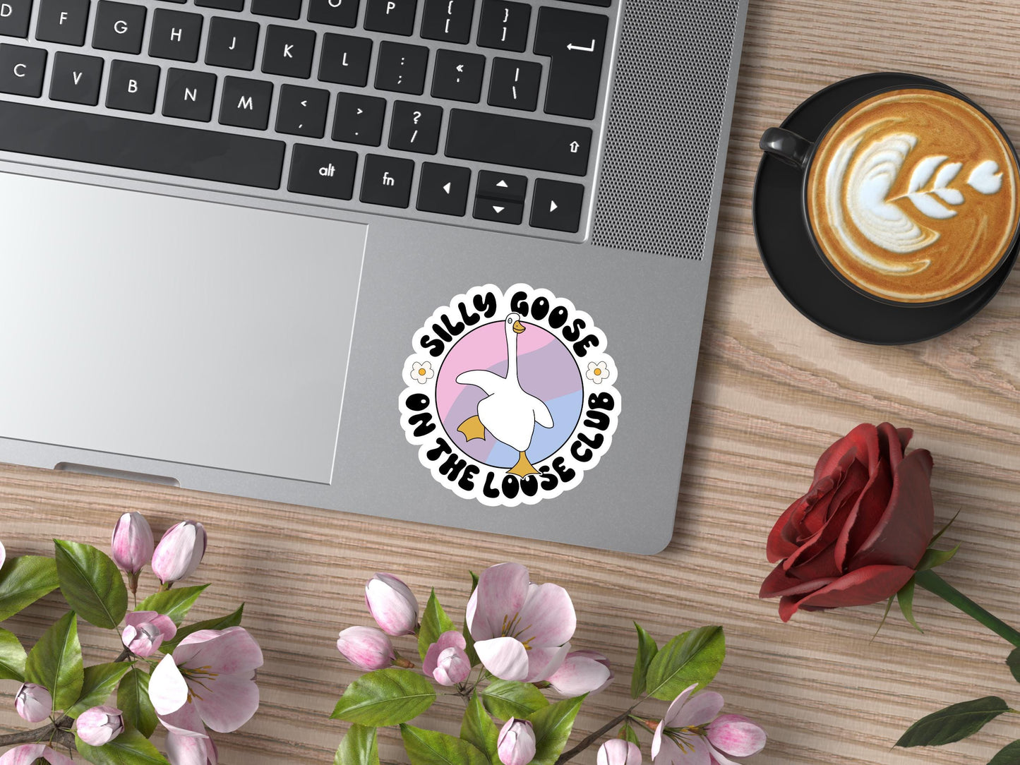 Silly Goose On The Loose Sticker