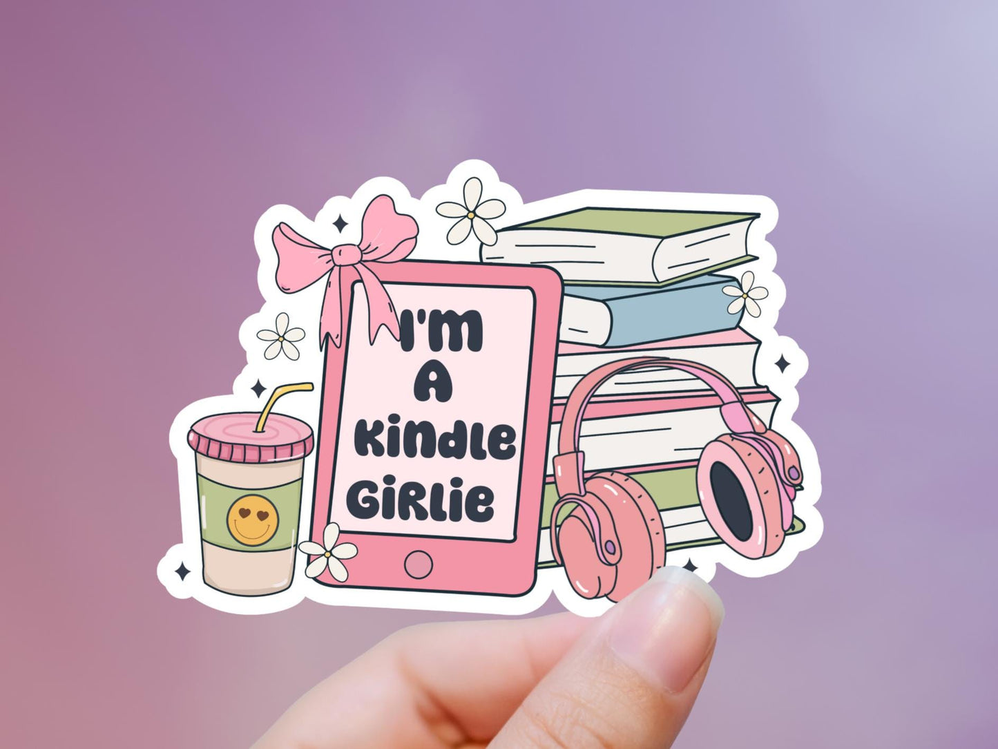 I'm A Kindle Girlie Sticker