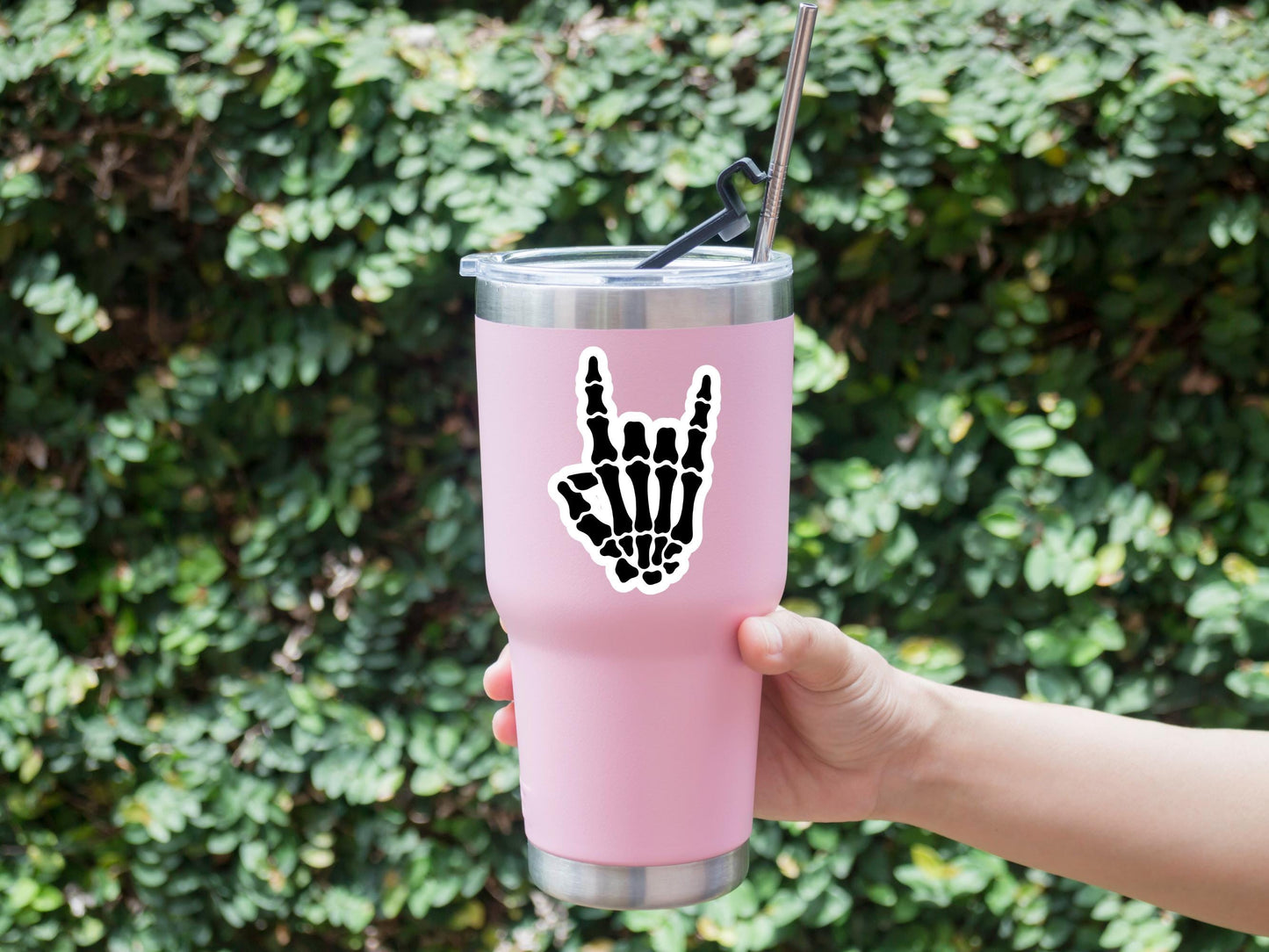 Skeleton Hand Sticker