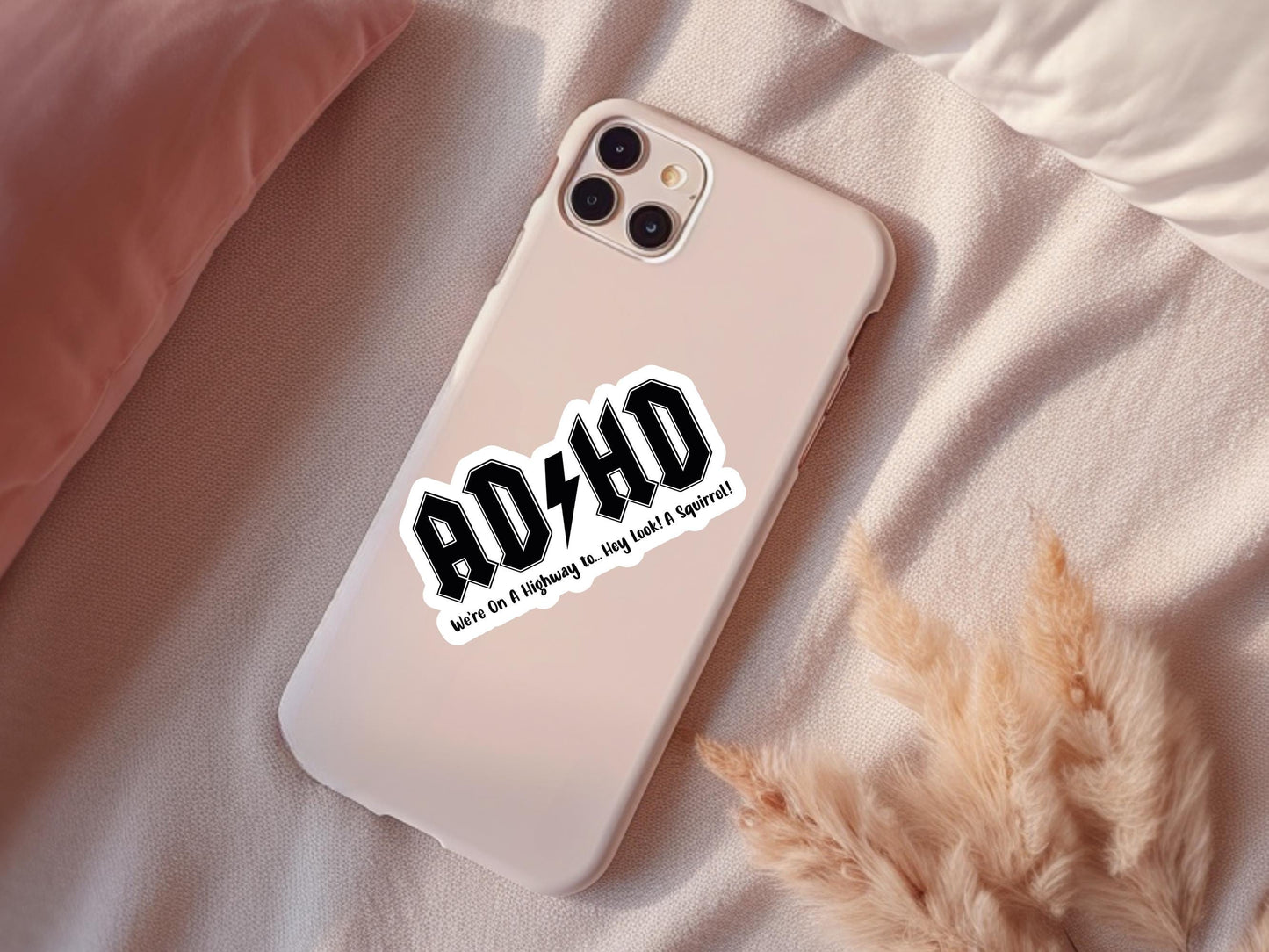 ADHD Highway Vinyl Sticker: Water Bottle, Laptop, Journal