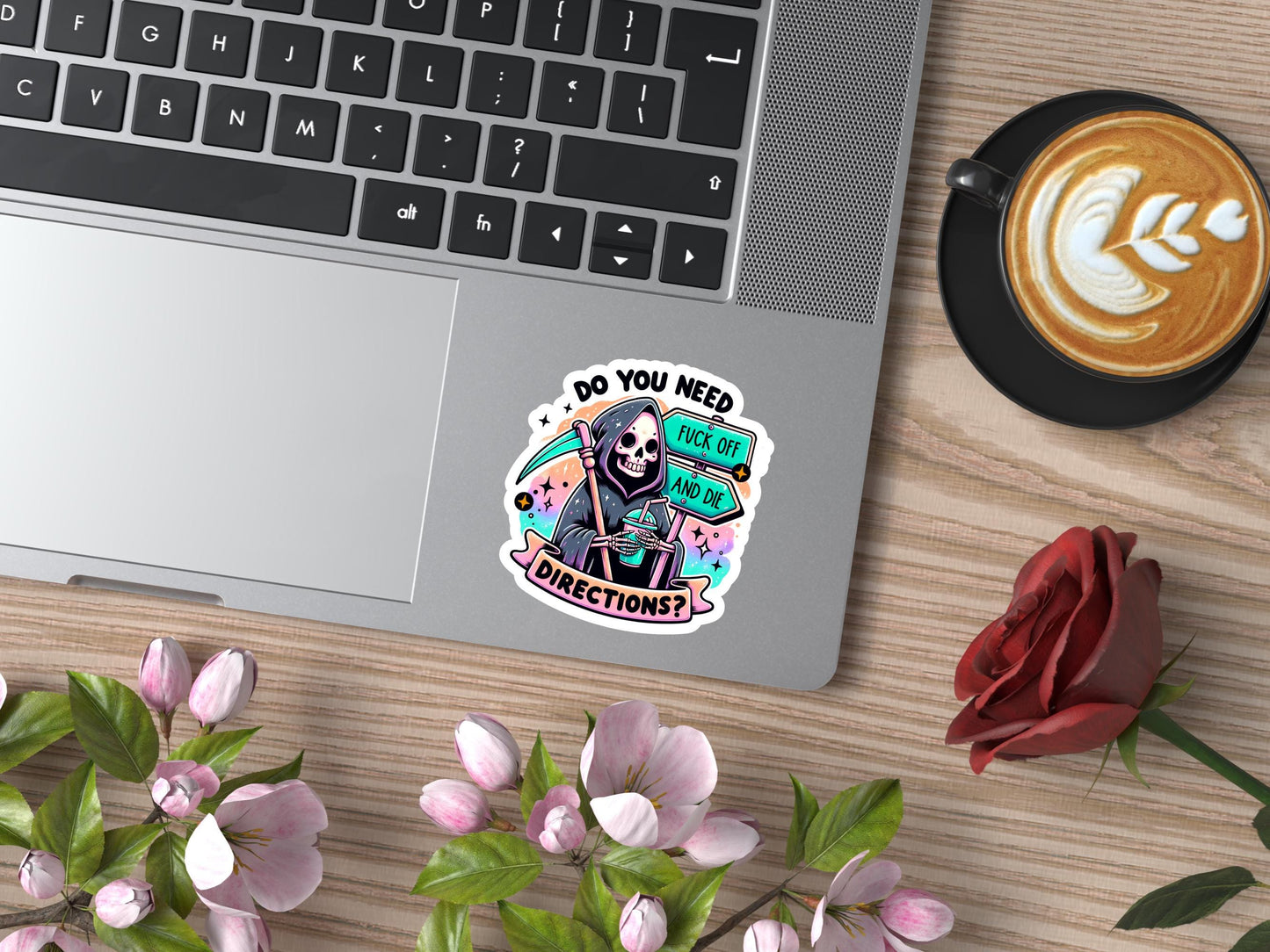 Do You Need Directions Skeleton Sticker