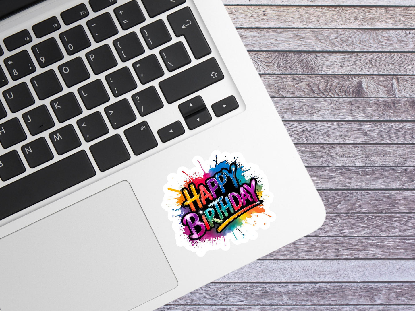 Bright Happy Birthday Sticker