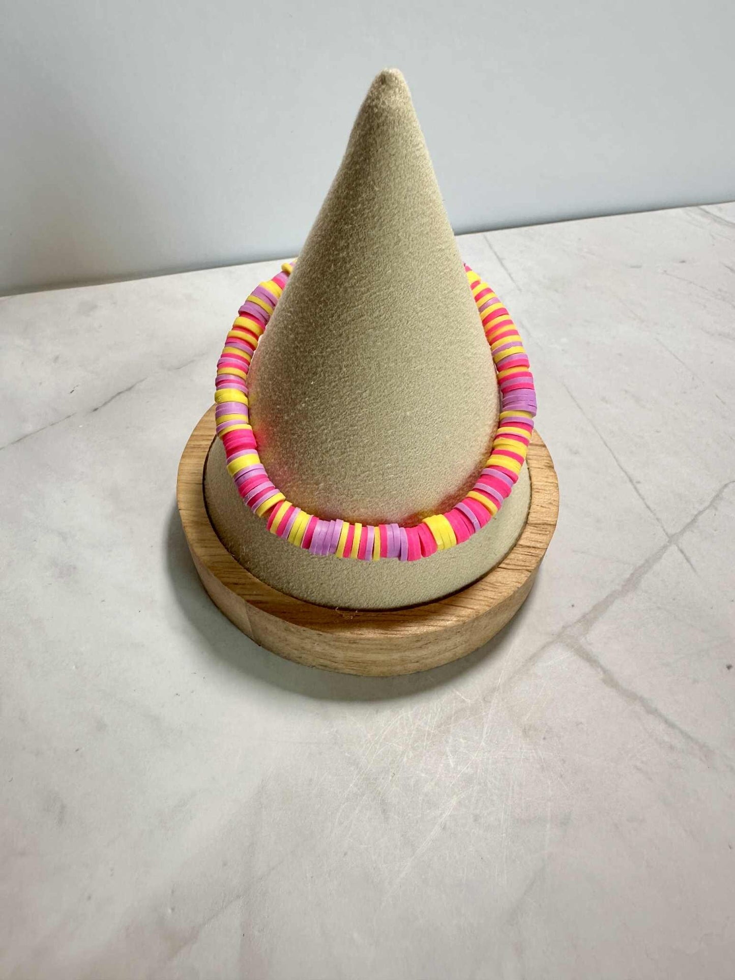 Single Strand Berry Sunshine Clay Beaded Bracelet