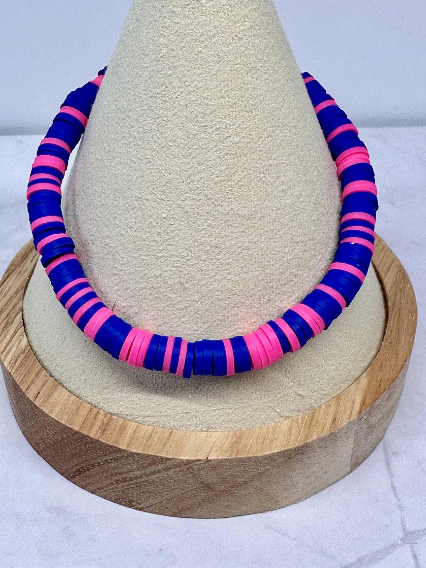 Single Strand Royal Bliss Clay Stretch Bracelet