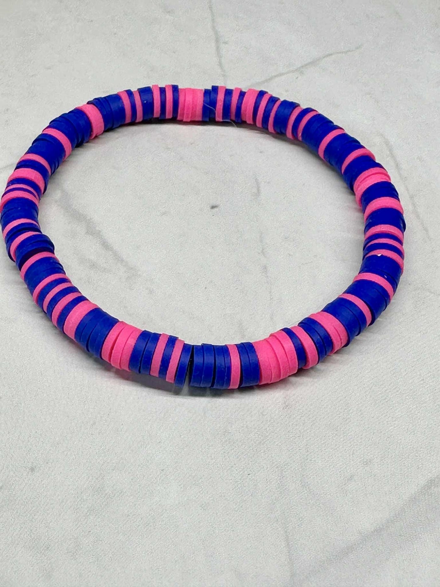 Single Strand Royal Bliss Clay Stretch Bracelet