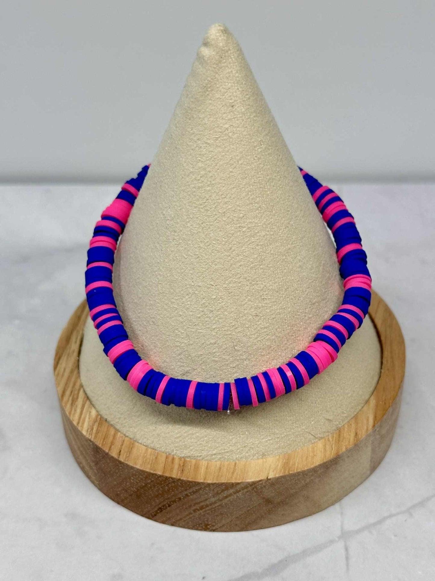 Single Strand Royal Bliss Clay Stretch Bracelet