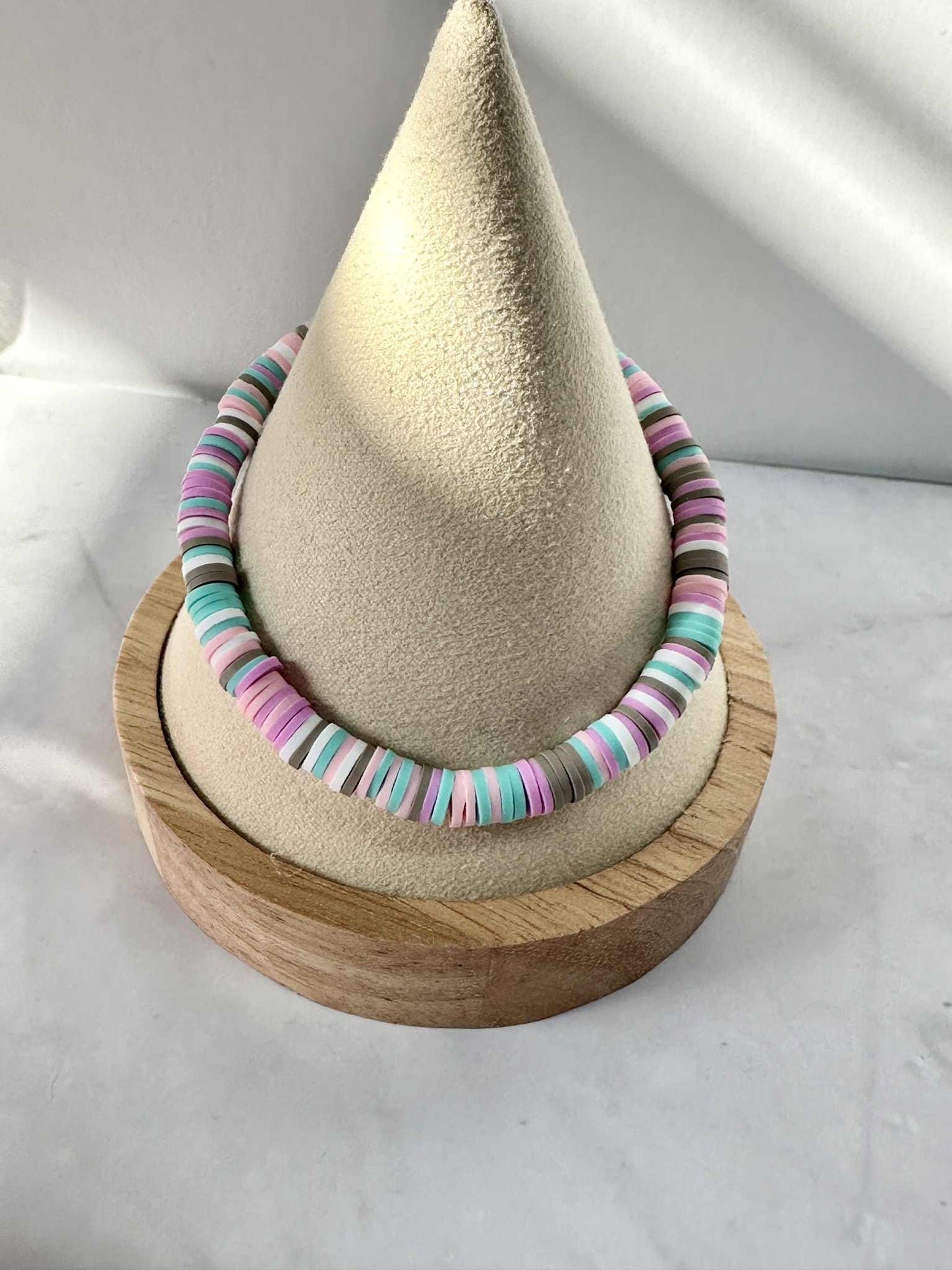 Single Strand Mystic Drift Clay Stretch Bracelet