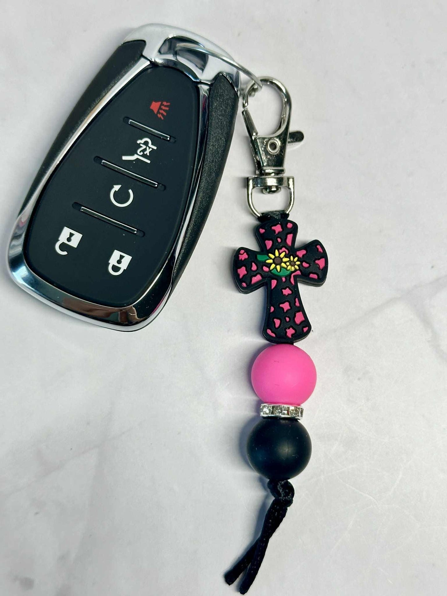 Mental Breakdown Keychain, Silicone Bead Keychain, Zipper Pull