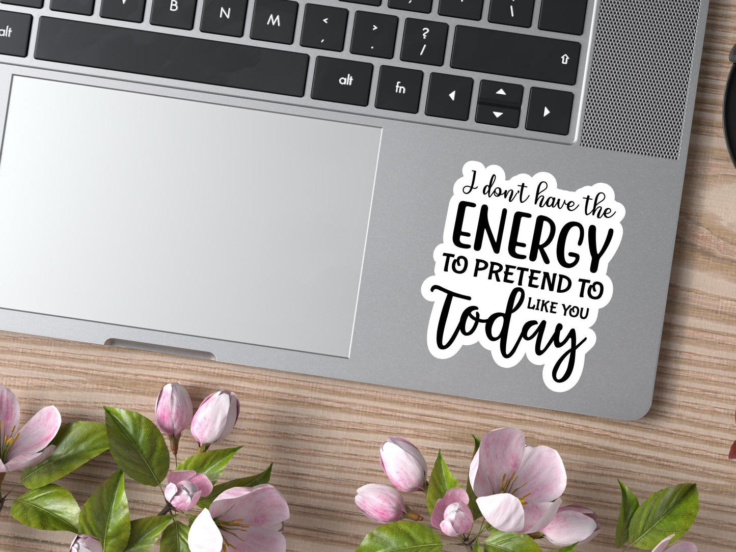 I Don't Have The Energy To Pretend To Like You Today Sticker